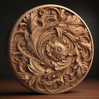 Patterns and decorations stl simple 2 3d model